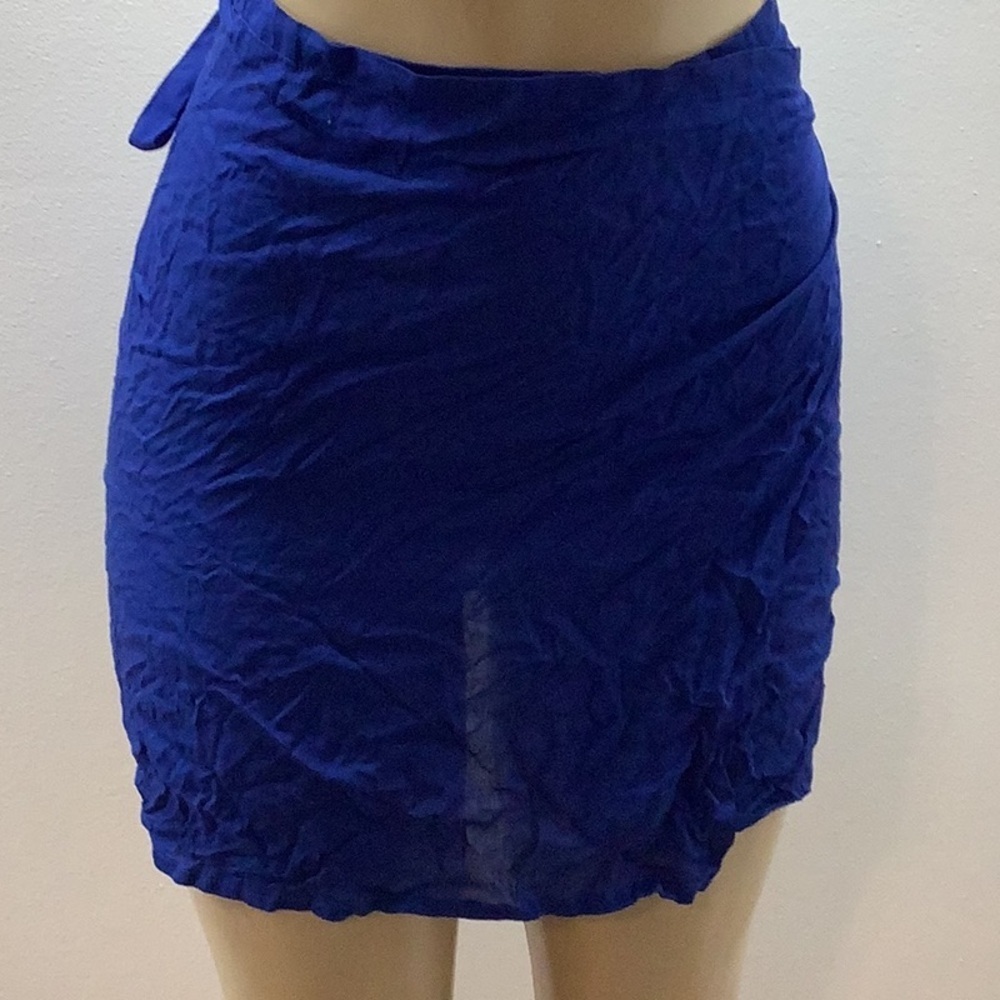 Zuliana Size Small Blue 100% Rayon Sarong. Made in USA.